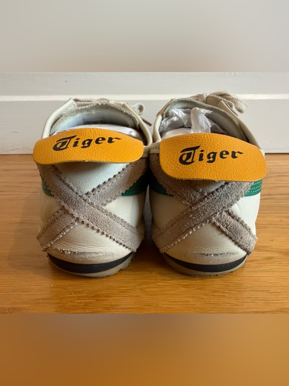 Men’s Size 9.5 Onitsuka Tiger Mexico 66 'Birch Green' 2023 - Gently Used - Picture 5 of 7